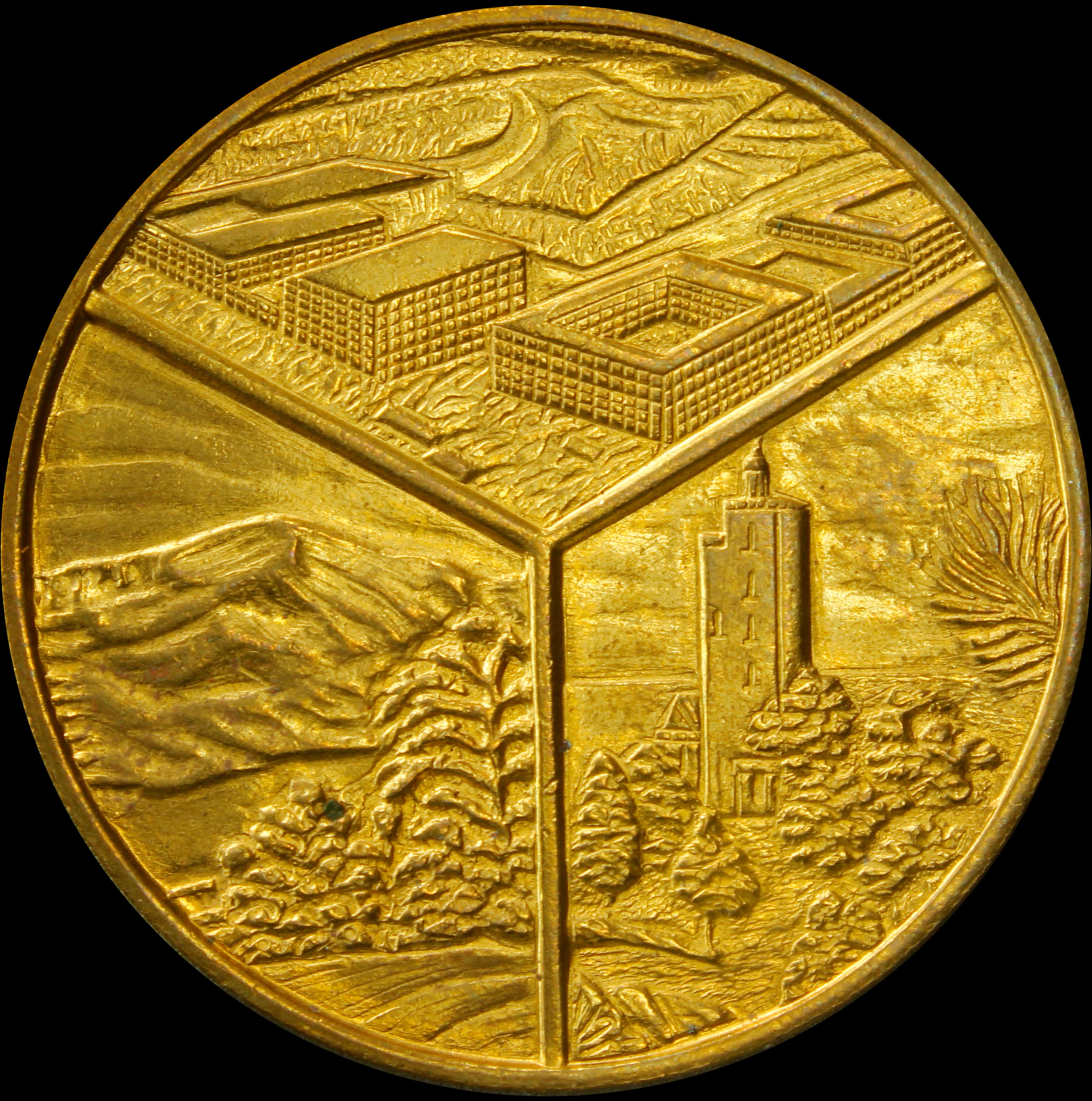 HK-577 VARIETY Boy Scouts of America 50th Jubilee Anniversary Brass unlisted variety SCD