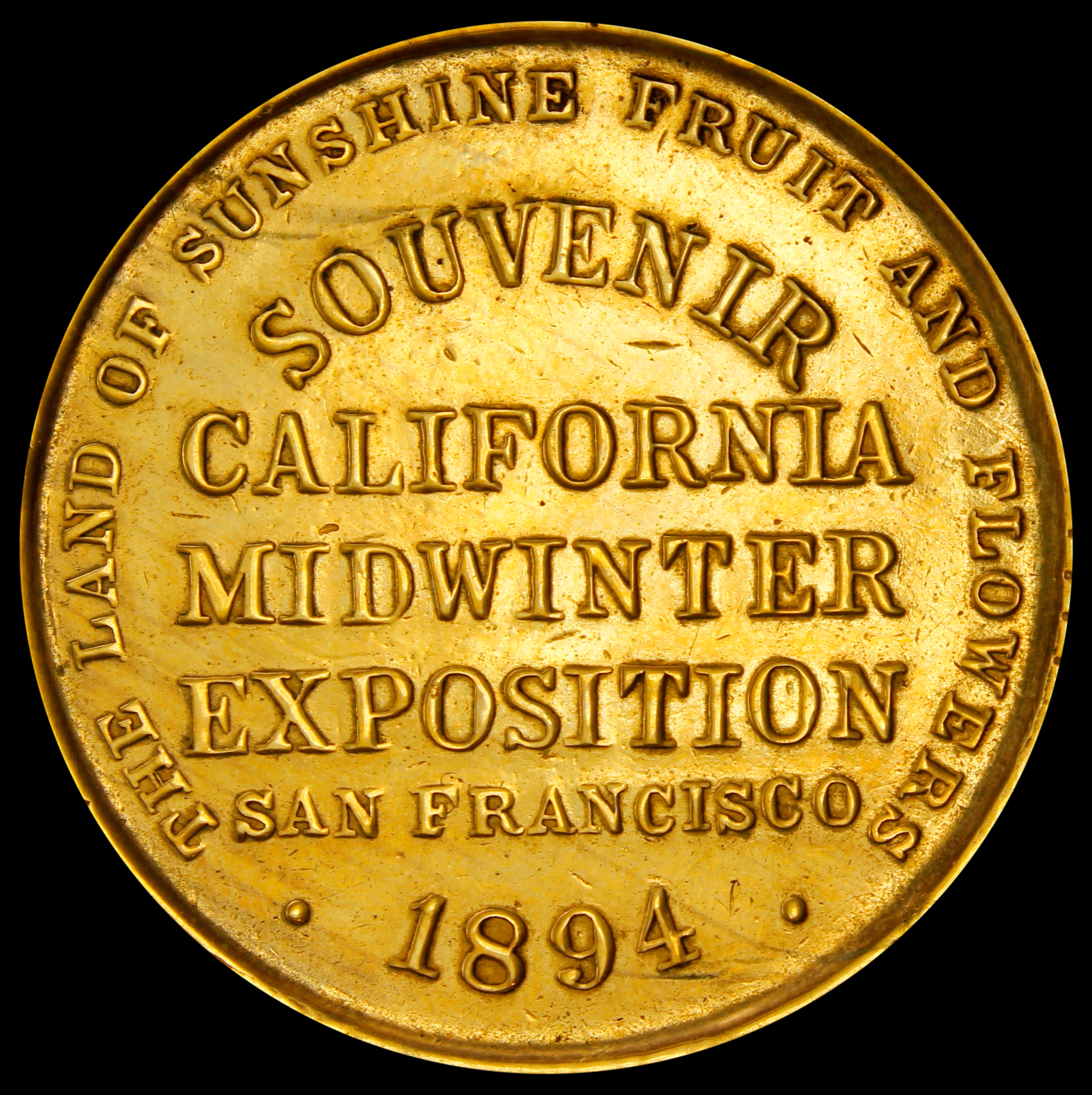 HK-245A 1894 Midwinter Moise State Seal SCD – Gold-Plated