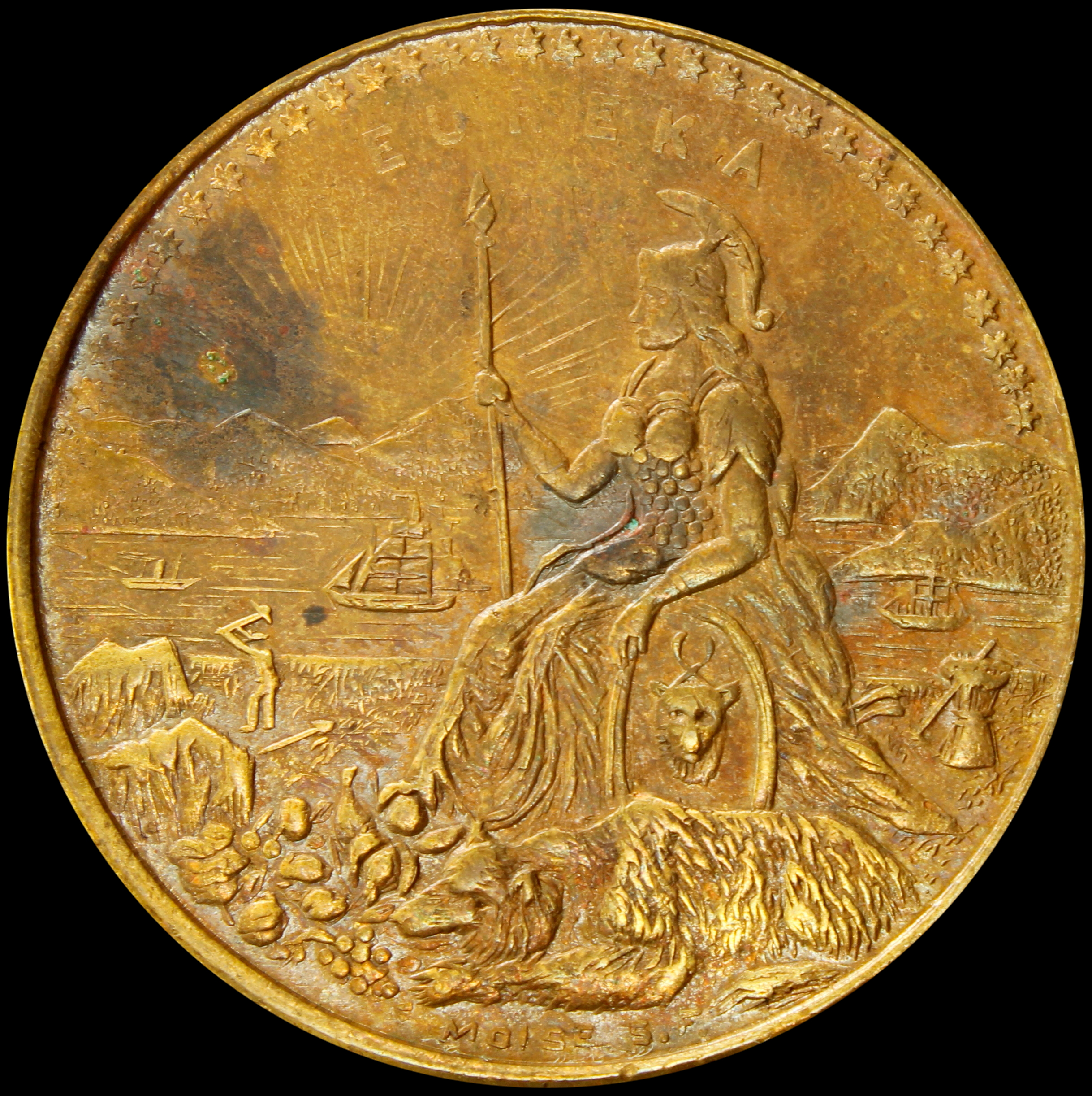 HK-245A 1894 Midwinter Moise State Seal SCD – Wide EUREKA