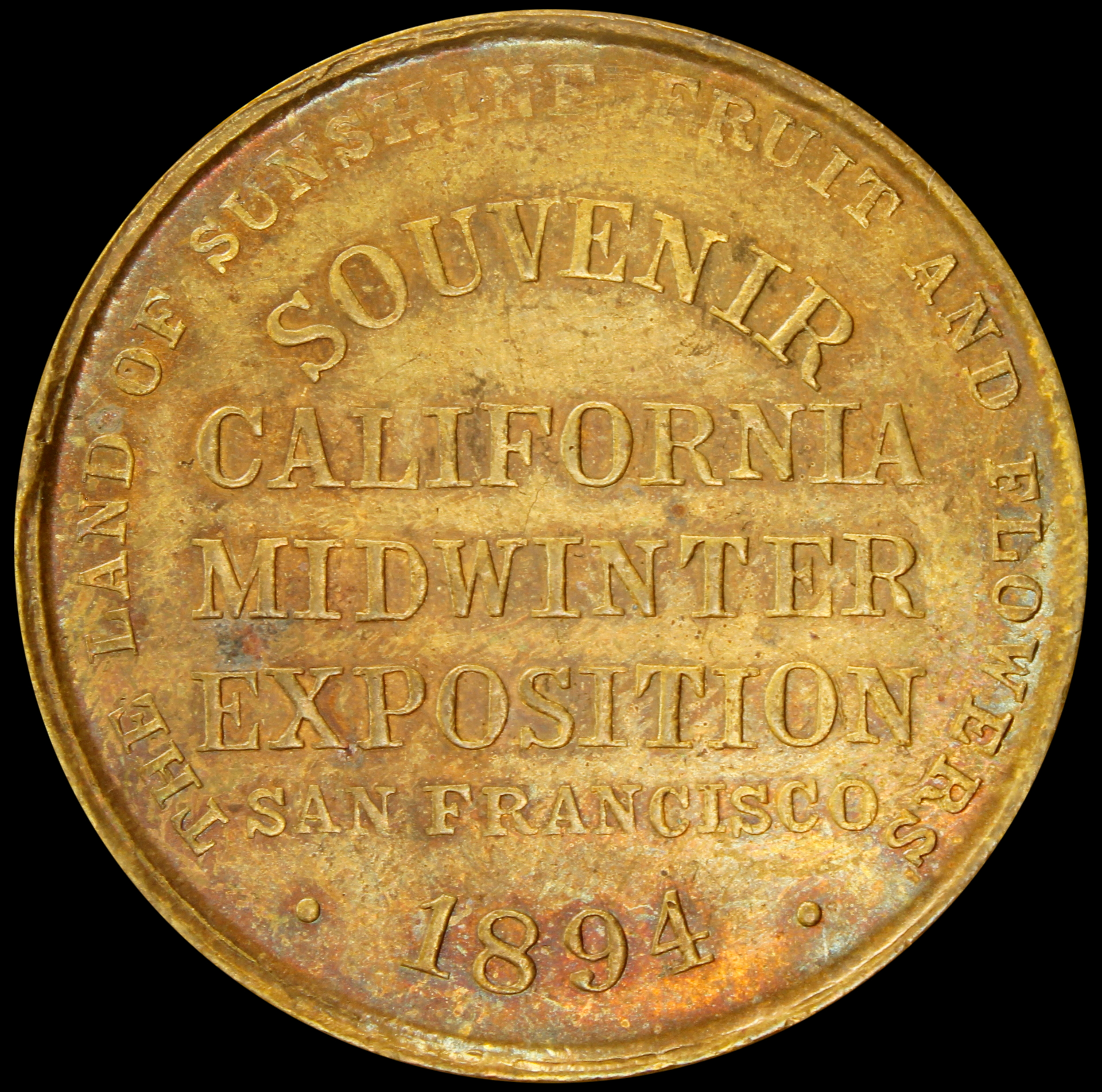 HK-245A 1894 Midwinter Moise State Seal SCD – Wide EUREKA