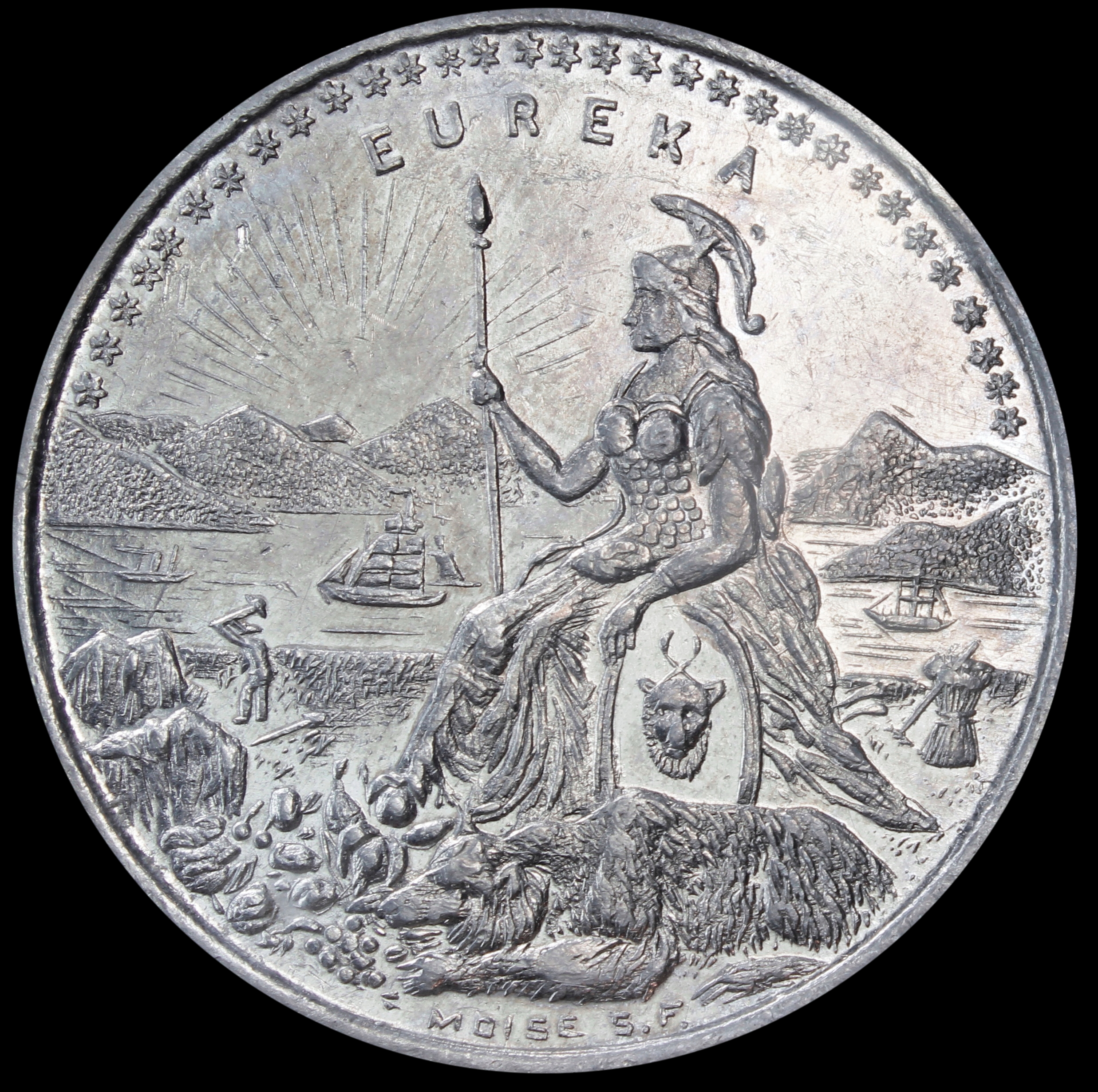 HK-245A Undated L.H. Moise of San Francisco Storecard Aluminum