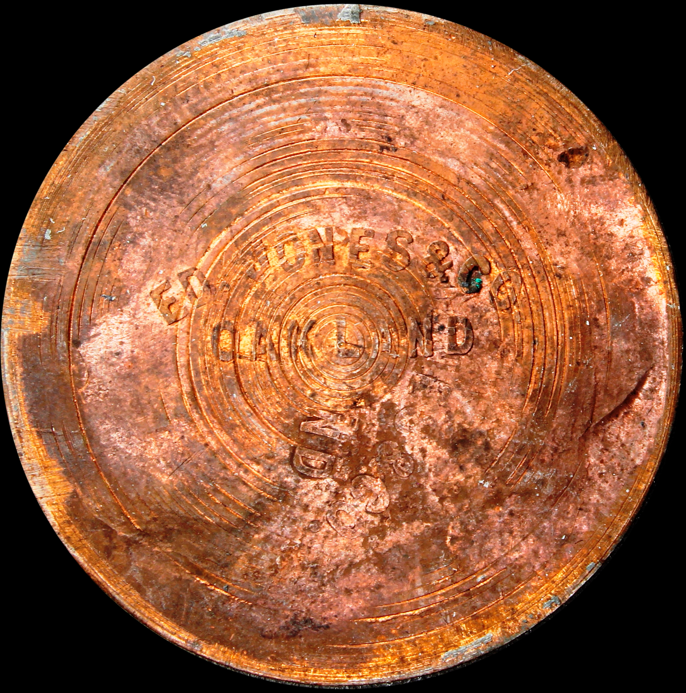 HK-245A TYPE 1894 California Midwinter Moise State Seal SCD – incuse hub