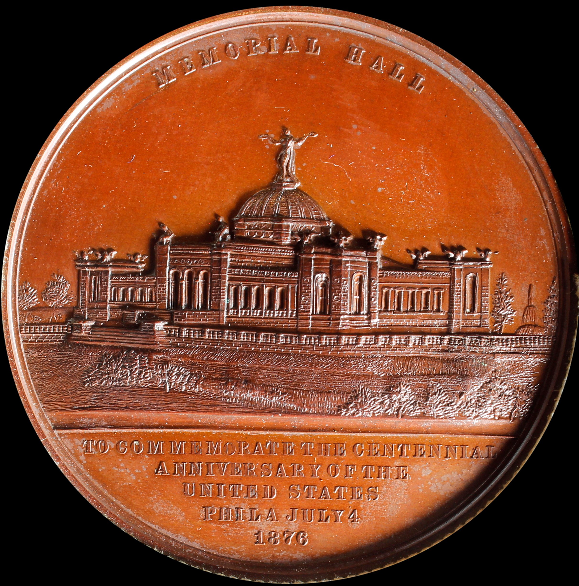 HK-41 UNL 1876 Centennial Independence Hall / Memorial Hall Oversized