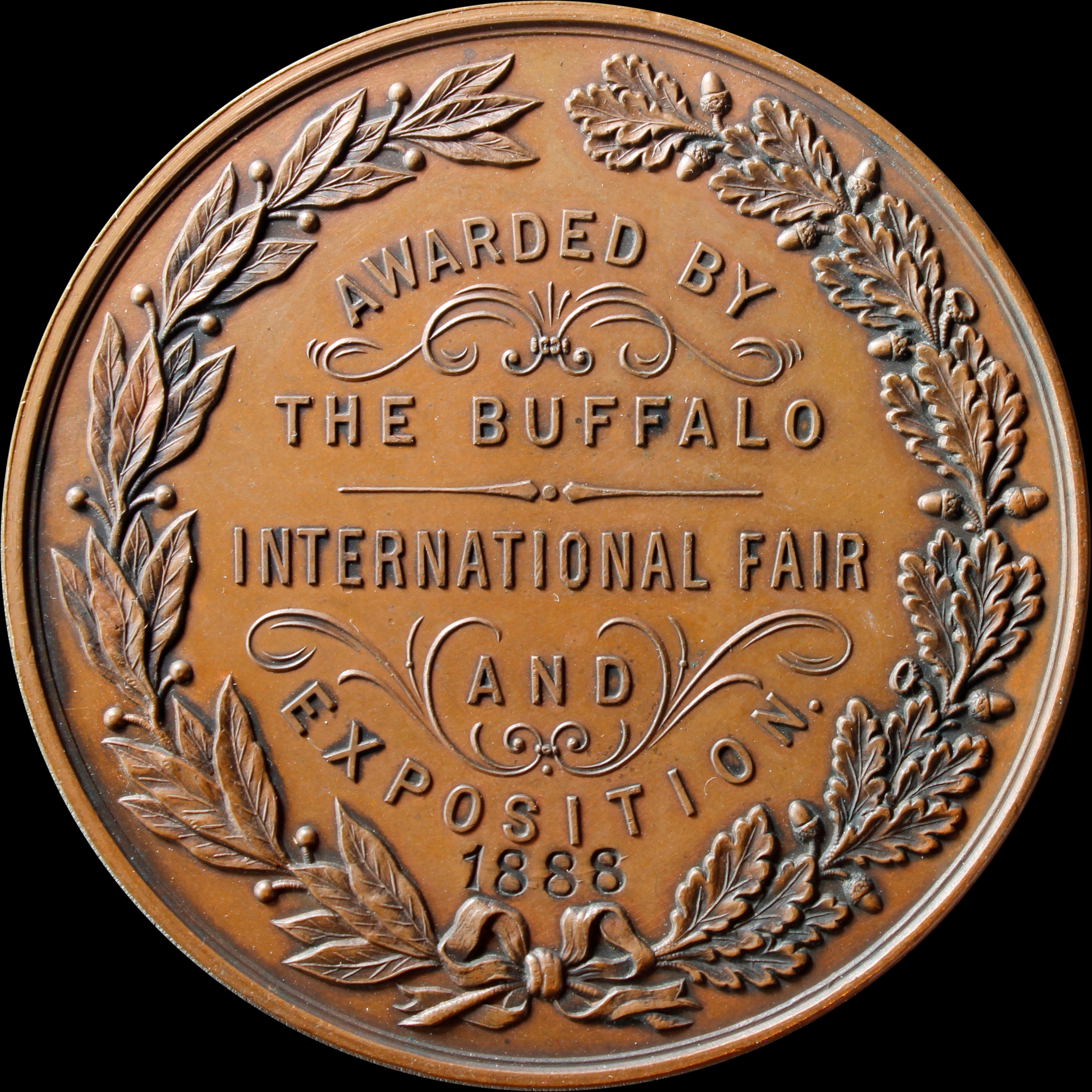 1888 The Buffalo International Fair and Exposition Award Medal
