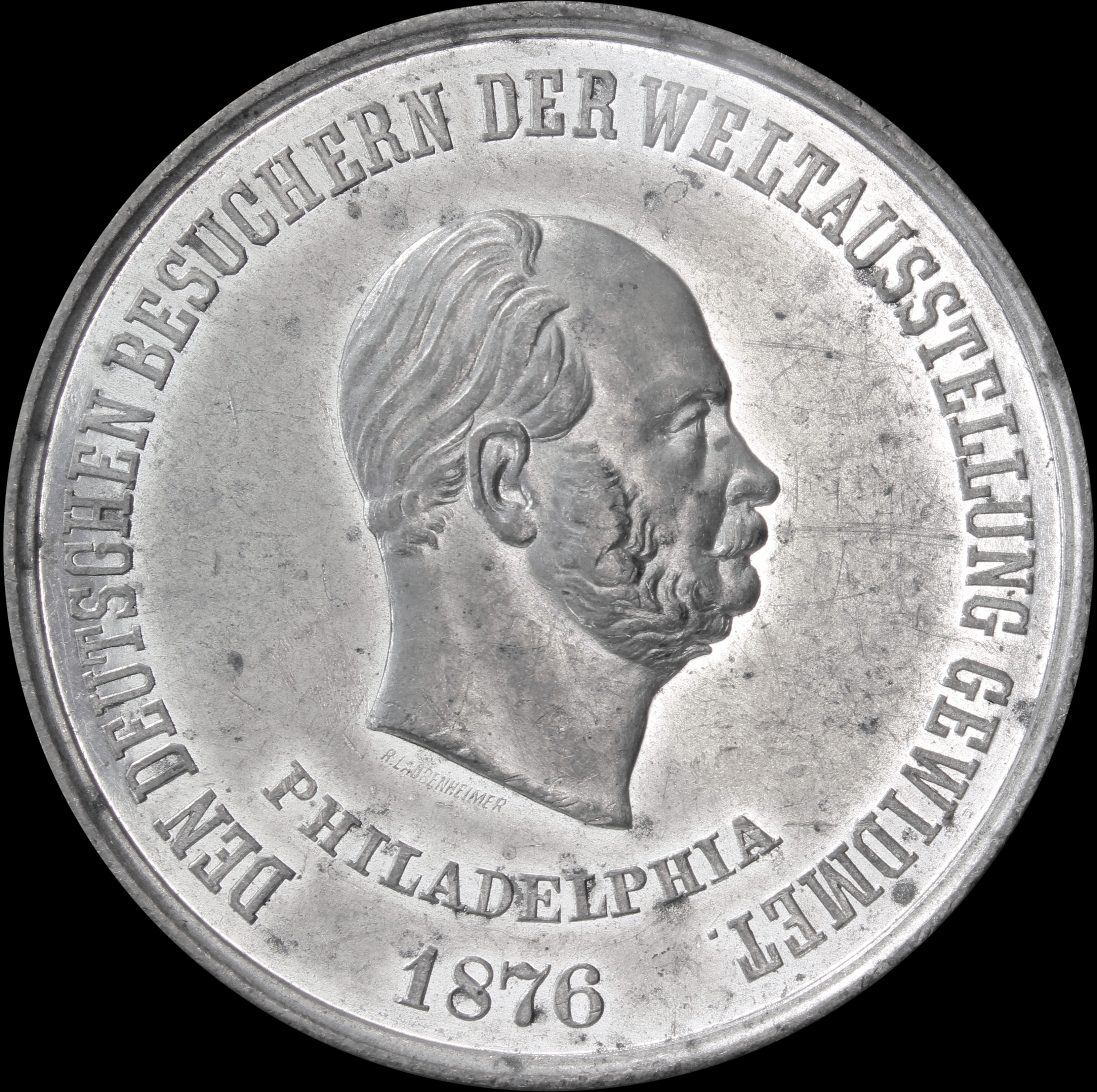 1876 Centennial Exposition Unlisted German See How We Prosper SCD