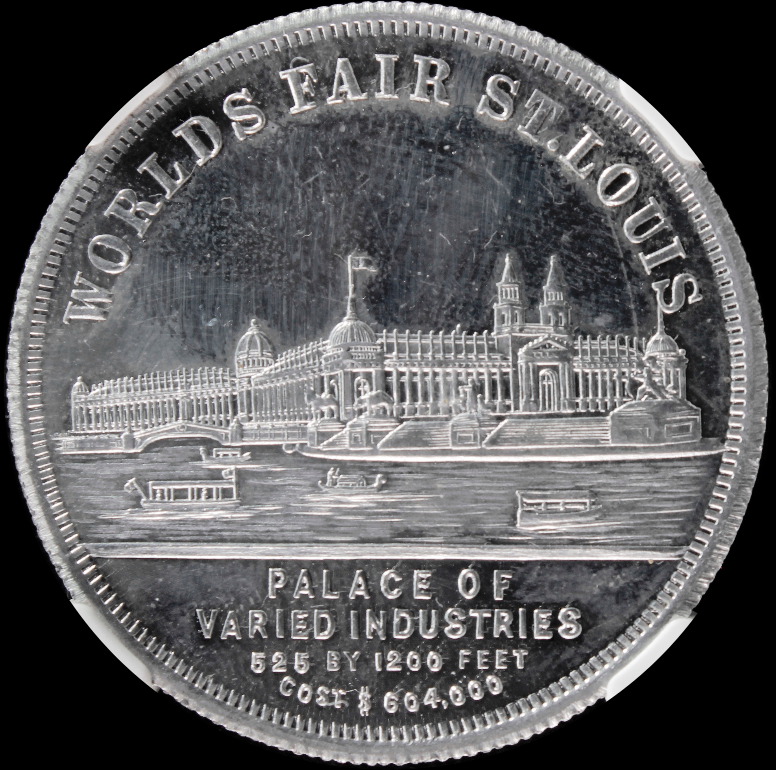HK-321 1904 Louisiana Purchase Schwaab Industries / Transportation & Art SCD – medal orientation