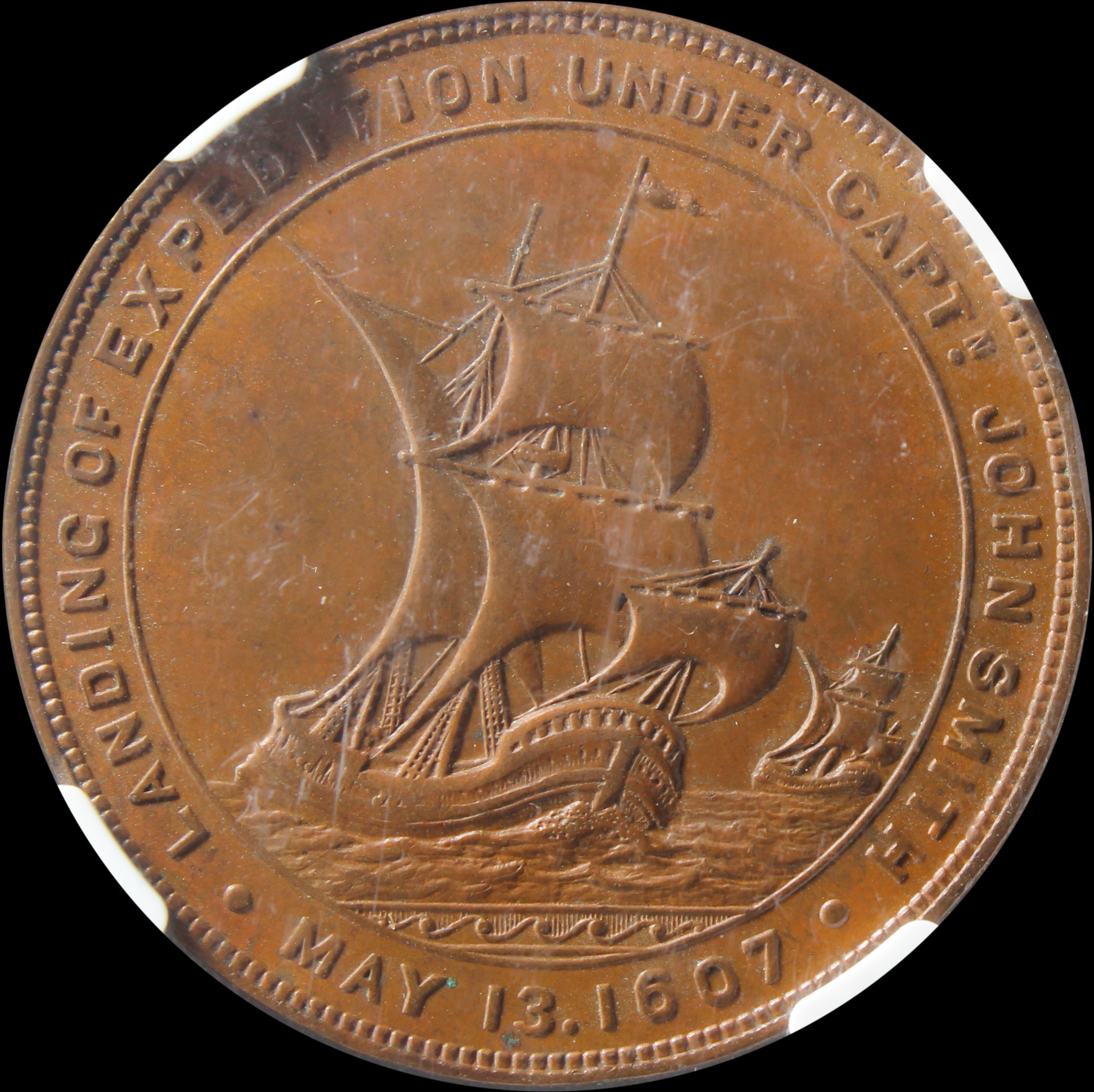 HK-346 1907 Jamestown Tercentennial Exposition Official SCD – Bronze