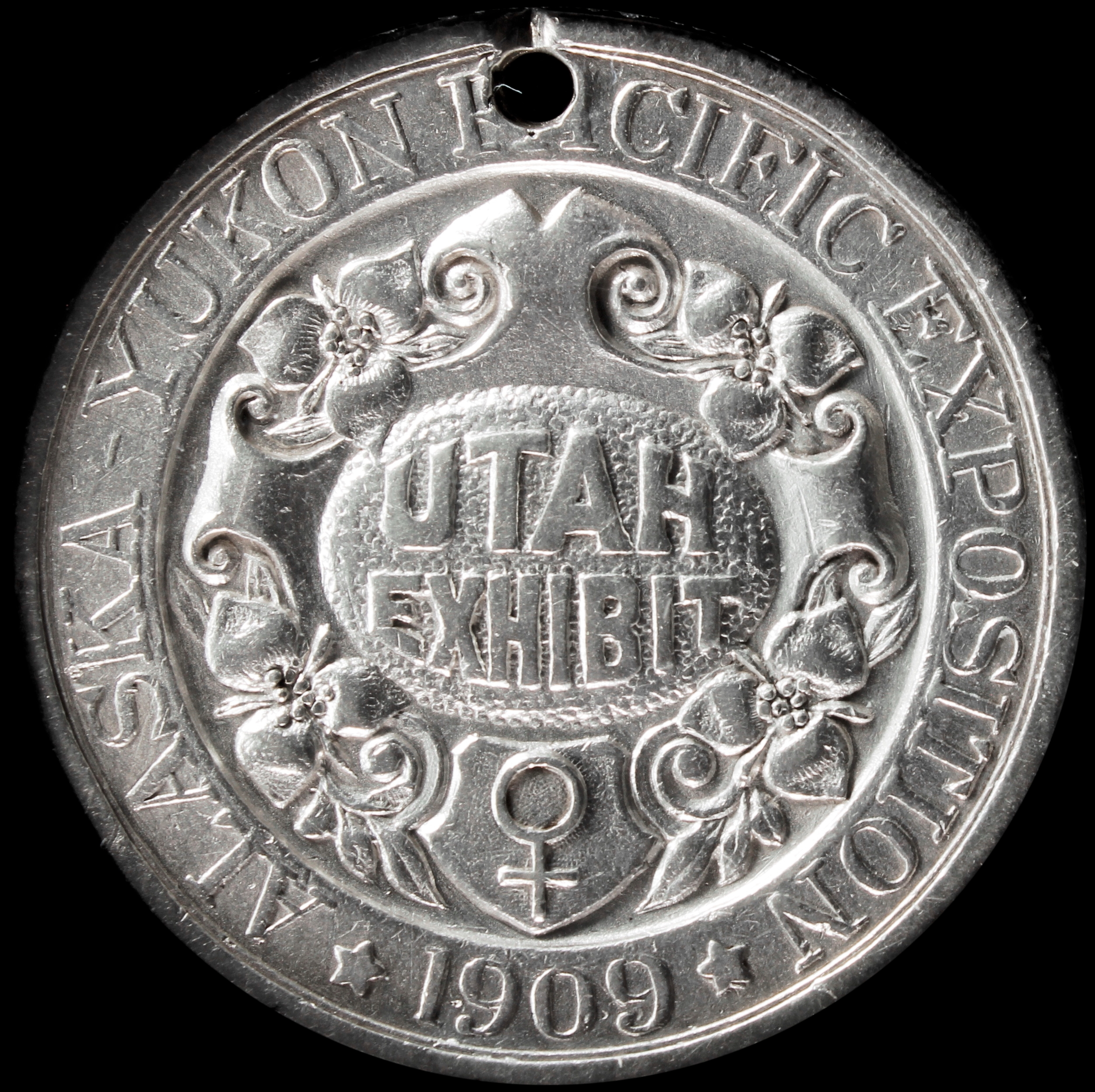 HK-358 1909 Alaska-Yukon-Pacific Exposition SILVER Utah Exhibit SCD