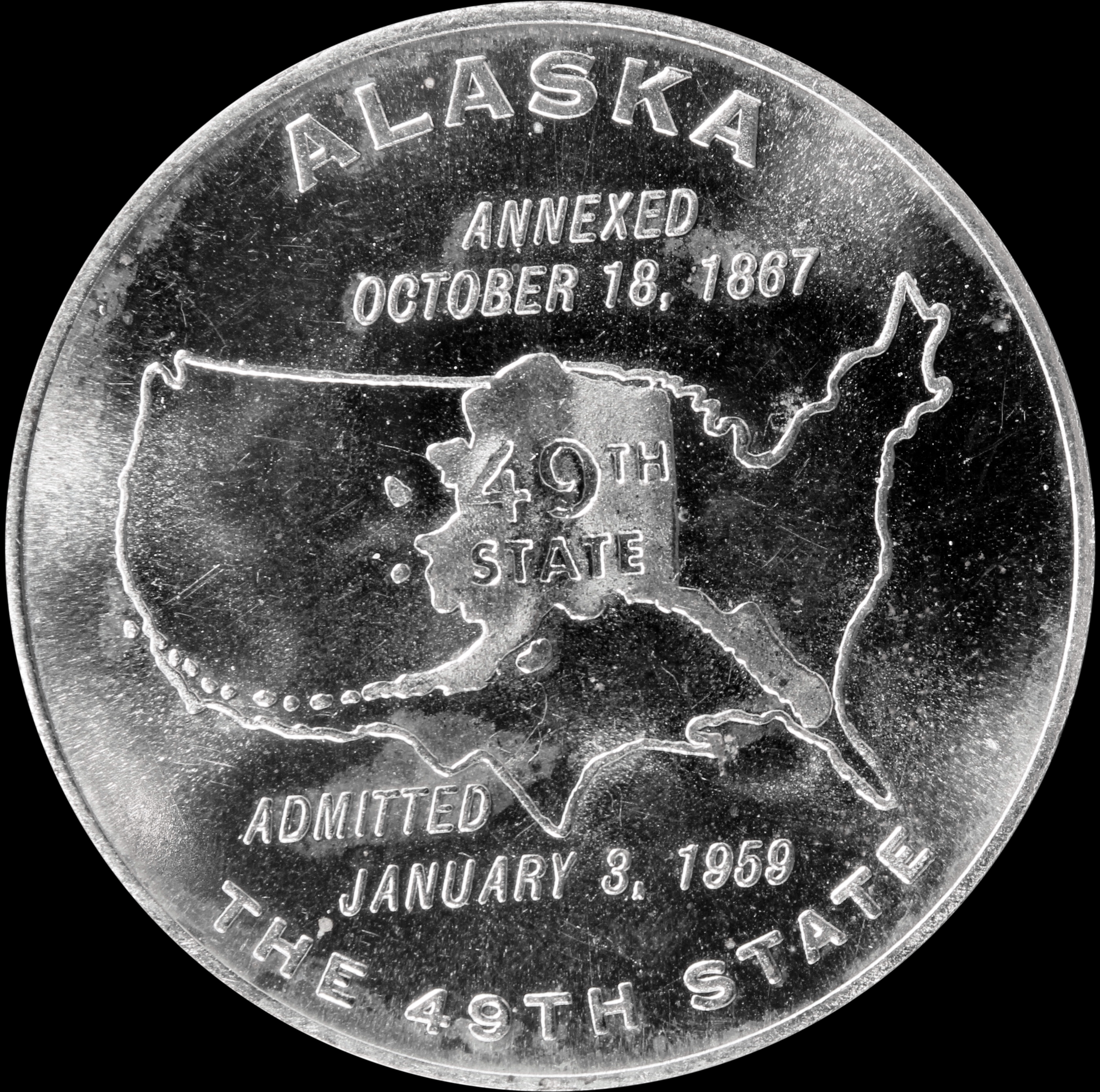 HK-527 1959 Alaska Statehood Flag Day SCD