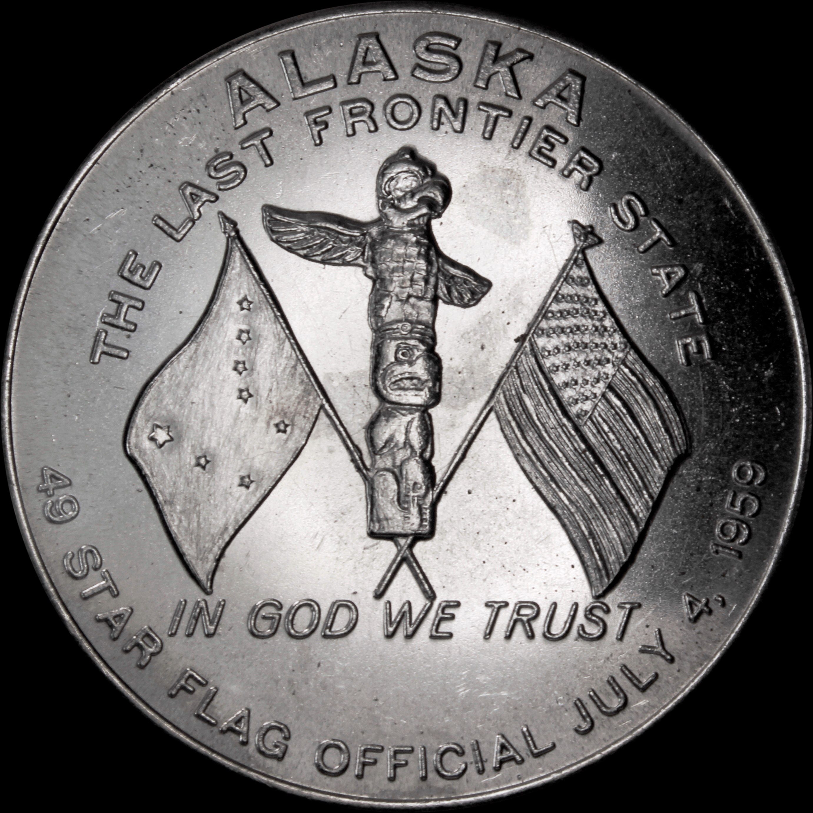 HK-527 1959 Alaska Statehood Flag Day SCD
