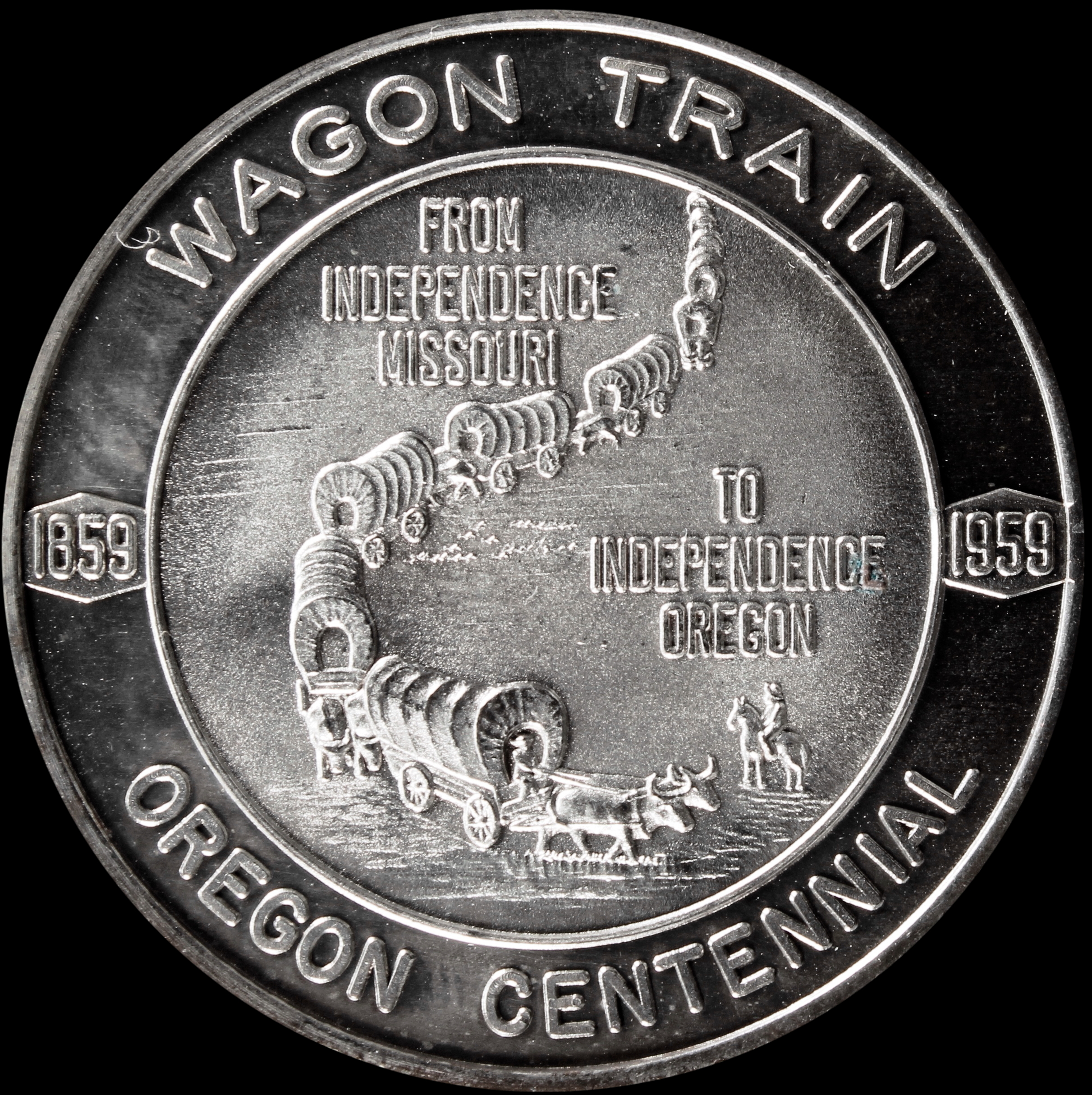 HK-558 1959 Oregon Statehood Centennial – Independence Wagon Train SCD