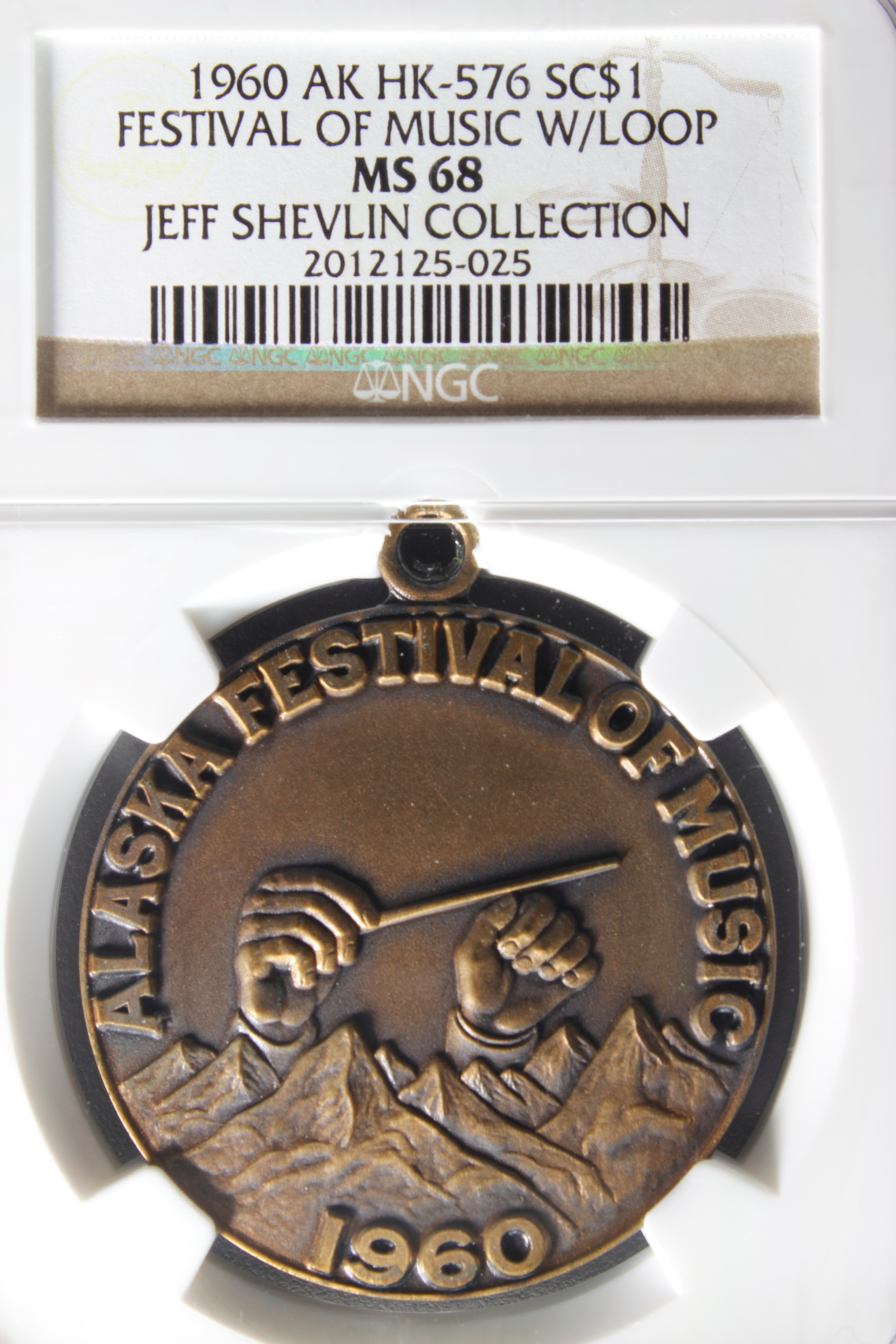 HK-576 1960 Alaska Festival of Music SCD with Loop