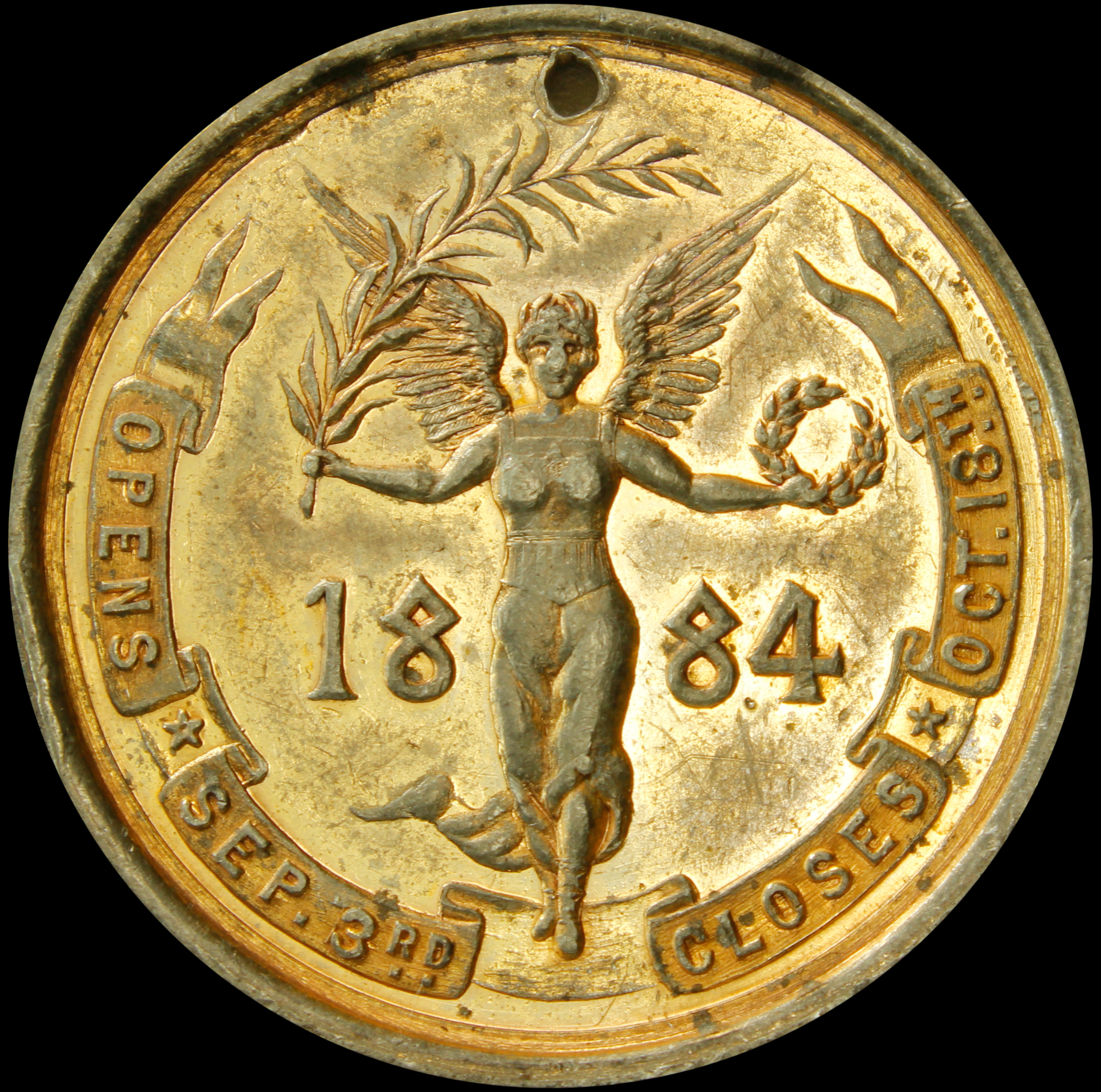 HK-600 1884 St. Louis Exposition Official SCD