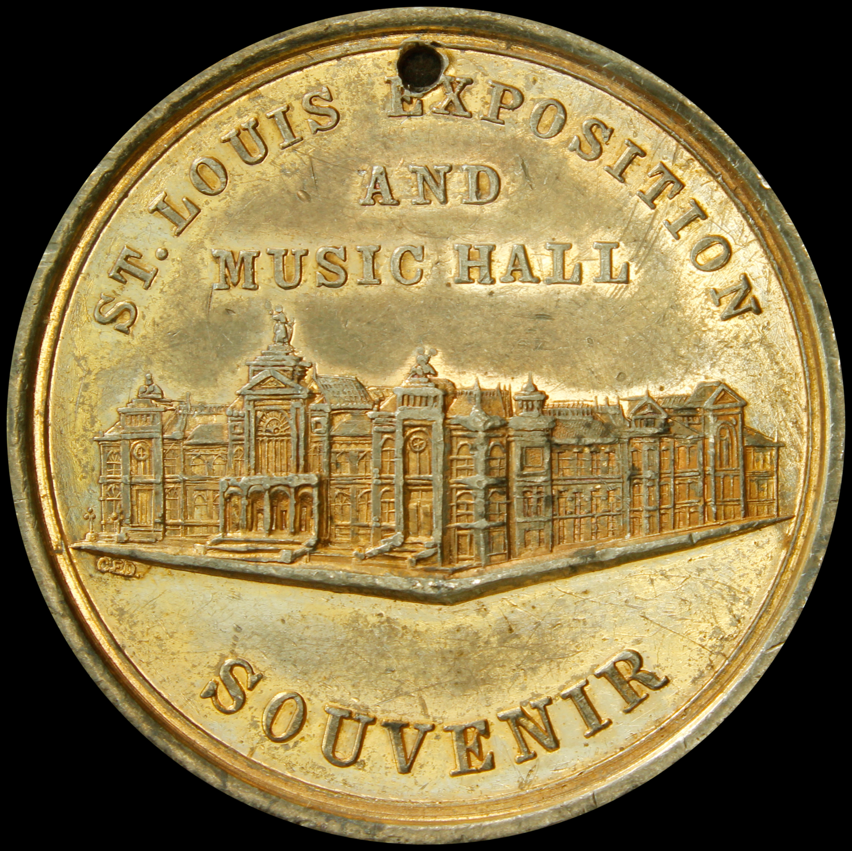 HK-600 1884 St. Louis Exposition Official SCD