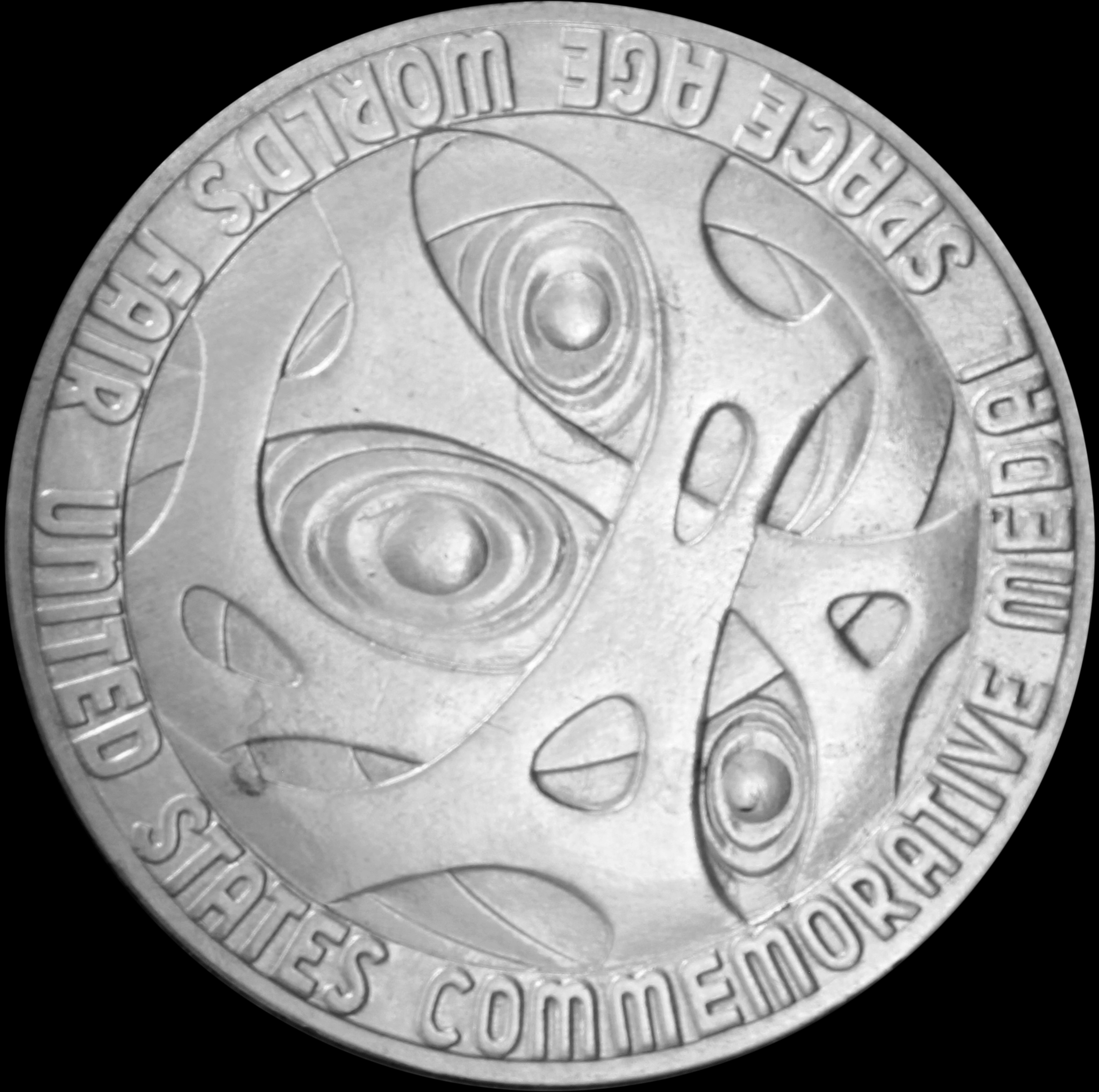 1962 Century 21 Exposition Official Silver SCD