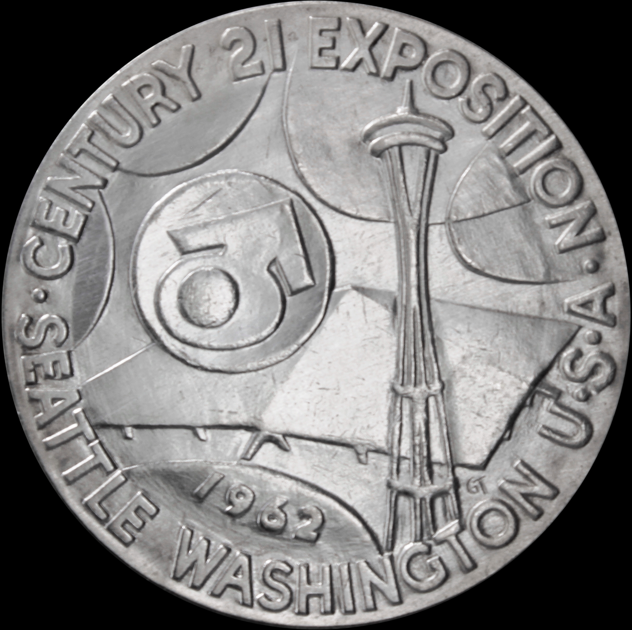 1962 Century 21 Exposition Official Silver SCD