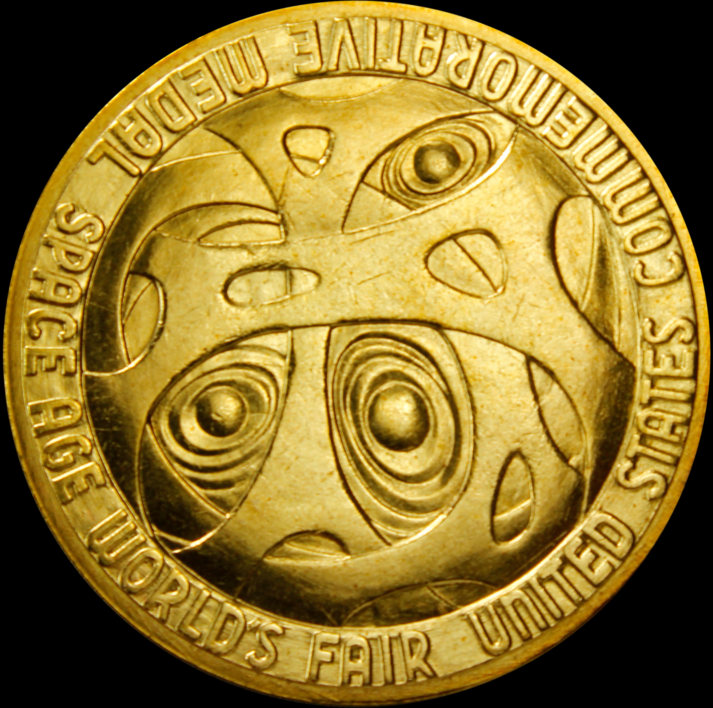 1962 Century 21 Exposition Official Golden Bronze SCD