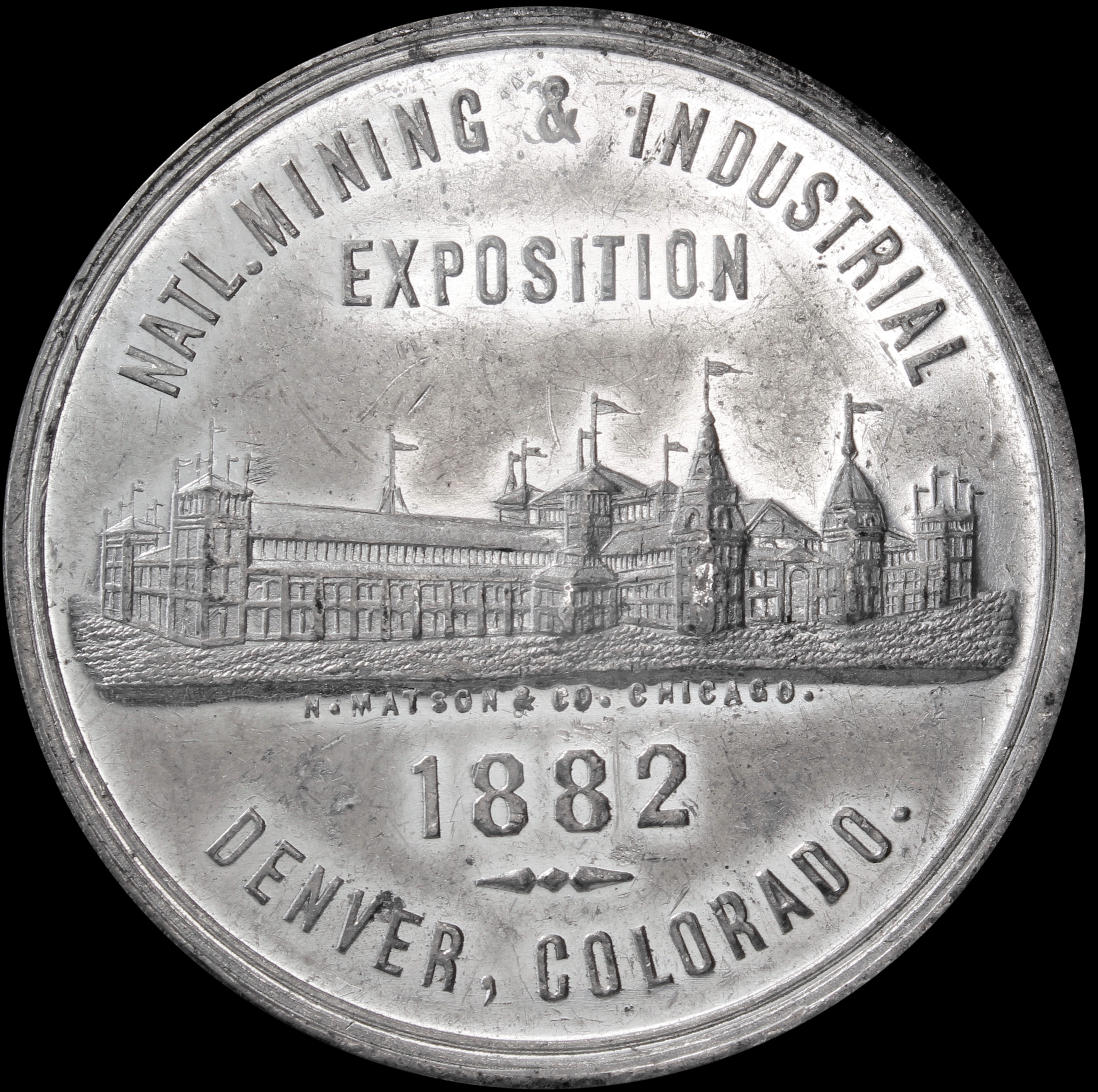 1882 National Mining & Industrial Exposition Official SCD