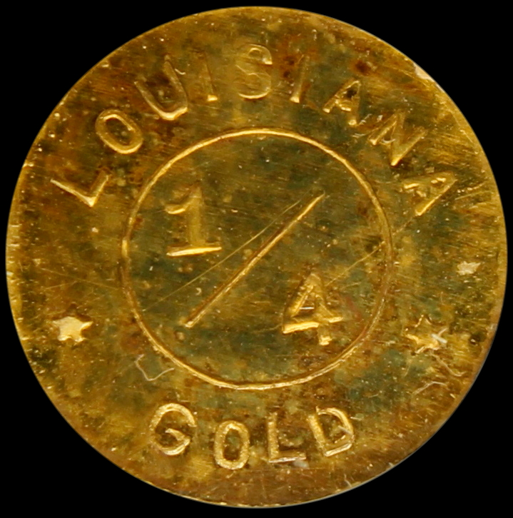 1904 Louisiana Purchase Exposition 1/2 Dollar & 1/4 Dollar Gold Token