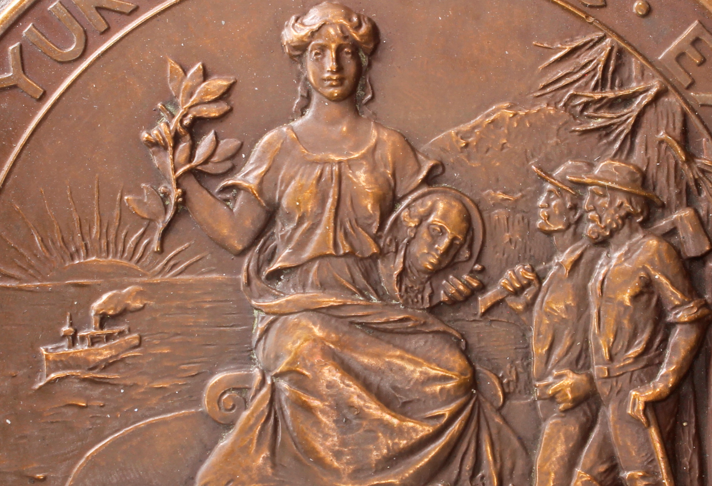 1909 Alaska-Yukon-Pacific Exposition Bronze Award Medal