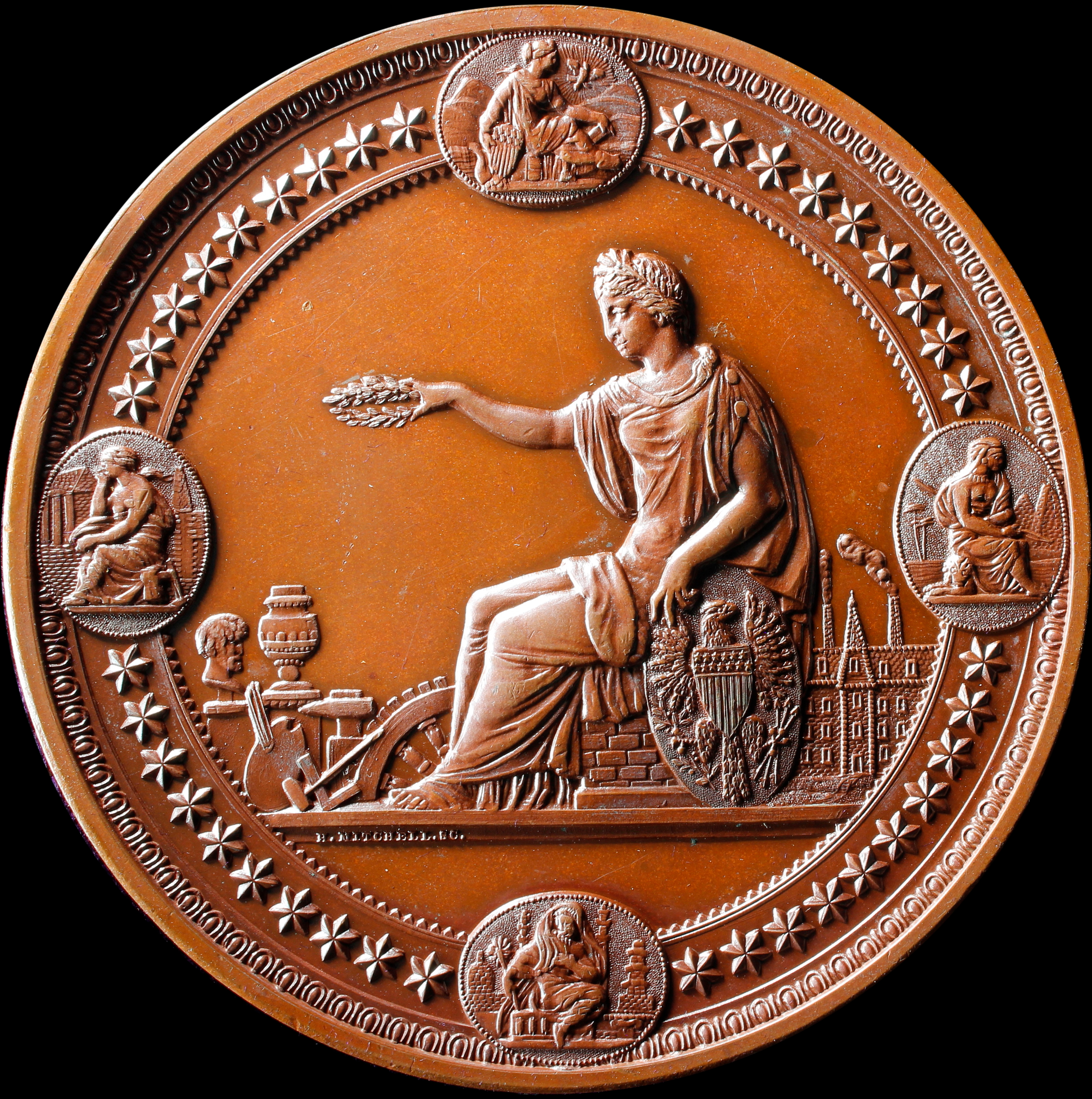 1876 United States Centennial Commission Award Medal