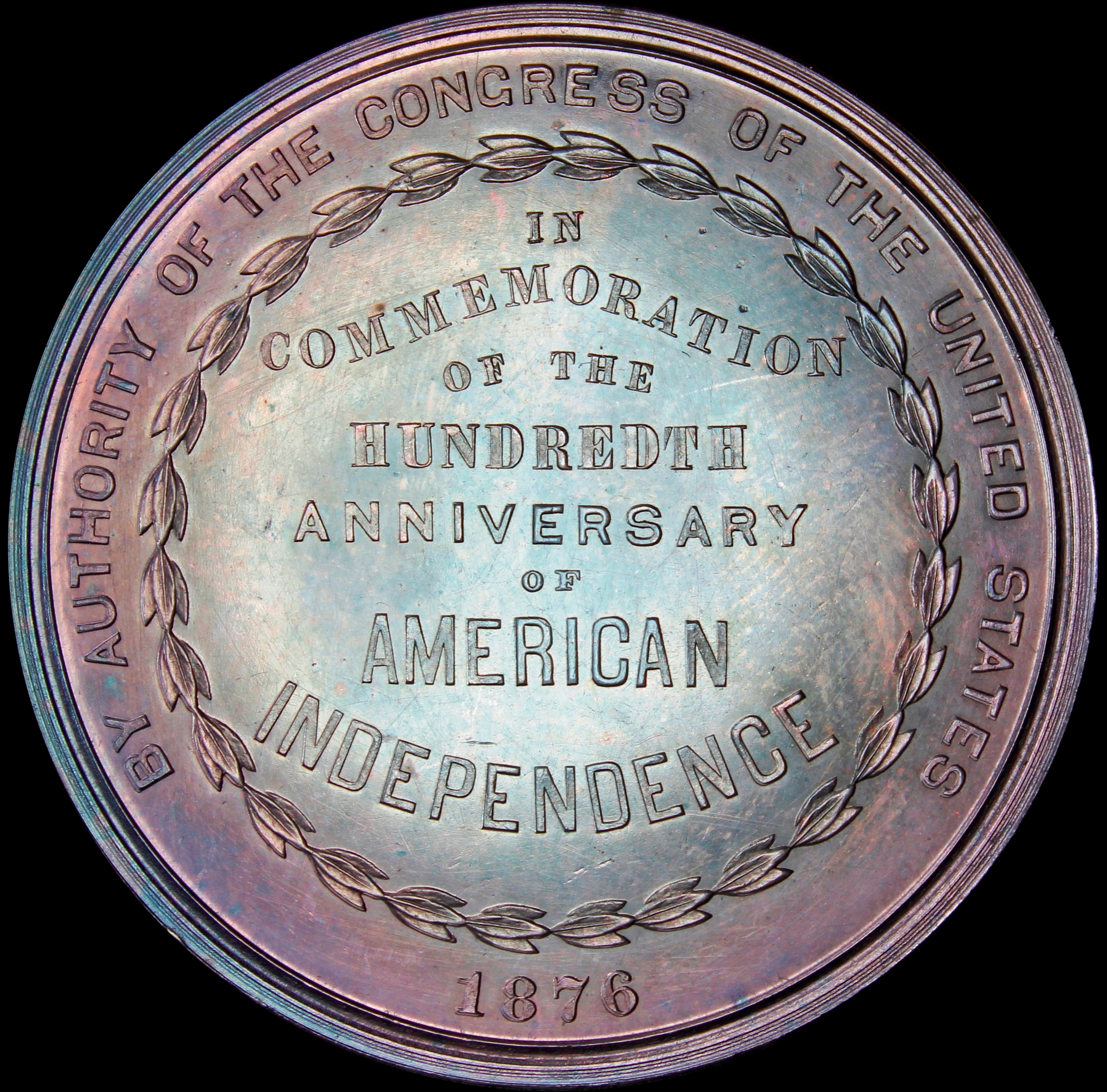 HK-20 - 2 1876 U.S. Centennial Exposition Official Medals in Original Box